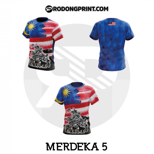 T-SHIRT SUBLIMATION KEMERDEKAAN MODEL 5